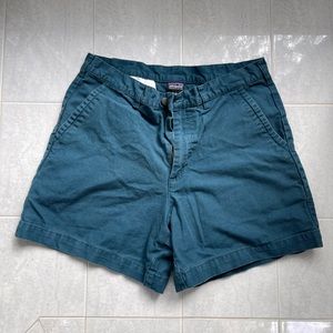 Teal Patagonia Organic Cotton Shorts size 36